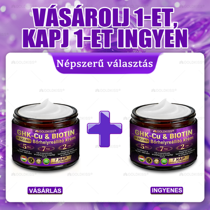 Magyarországon gyártva és szállítva ✨ 𝐆𝐎𝐋𝐃𝐊𝐈𝐒𝐒® 𝐆𝐇𝐊-𝐂𝐮 & 𝐁𝐈𝐎𝐓𝐈𝐍 𝟏𝟎-𝐢𝐧-𝟏 Bőrmegújító Krém ⚡